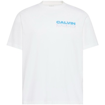 Calvin Klein Jeans T-Shirts & Poloshirts Lv04rg827g Calvin Disc Stack Graphi