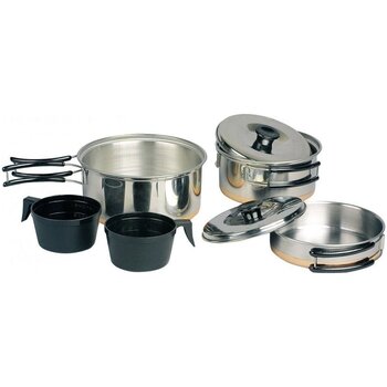 Witeblaze Herrenschuhe Sport CAMPING COOK SET, Camping Cook,silb 1112275
