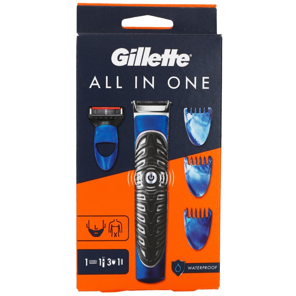 Gillette Fusion Proglide Styler 4 in 1 Rasierer Trimmer & 1 Klinge & 3 Aufsätze Waterproof
