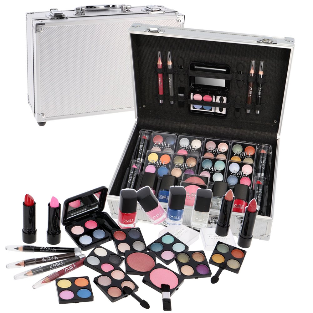 Schminkkoffer Zmile Cosmetics Everybodys Darling 51 teilig im Alukoffer Vegan