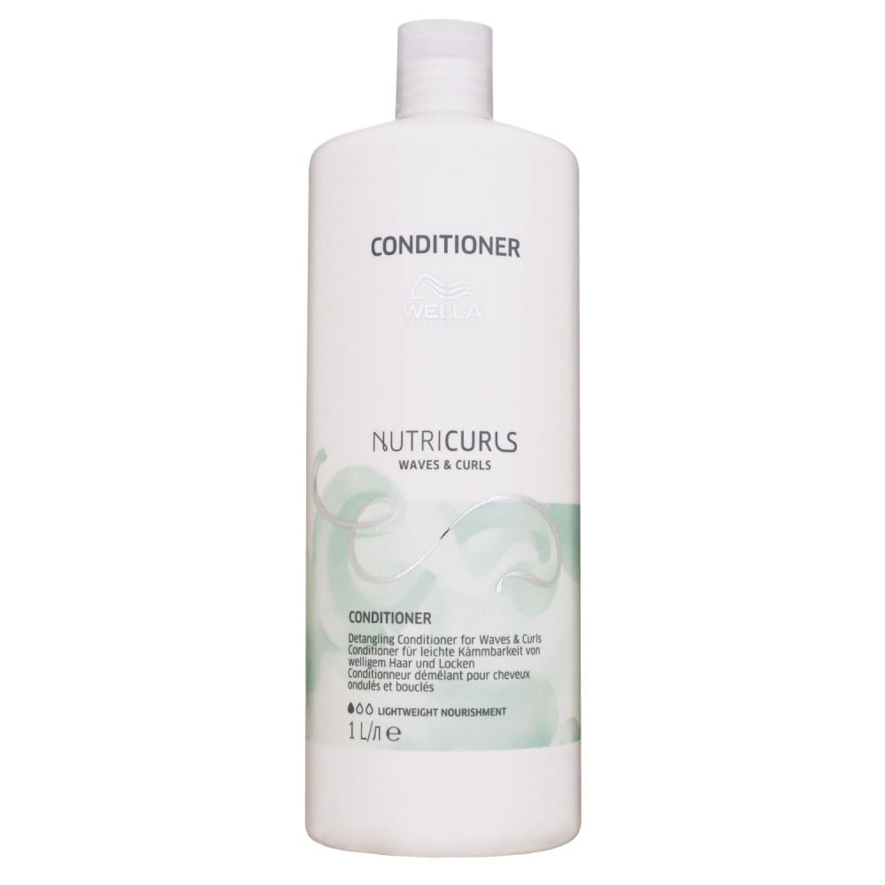 Wella Nutricurls Waves & Curls 1000 ml Conditioner welliges Haar Locken