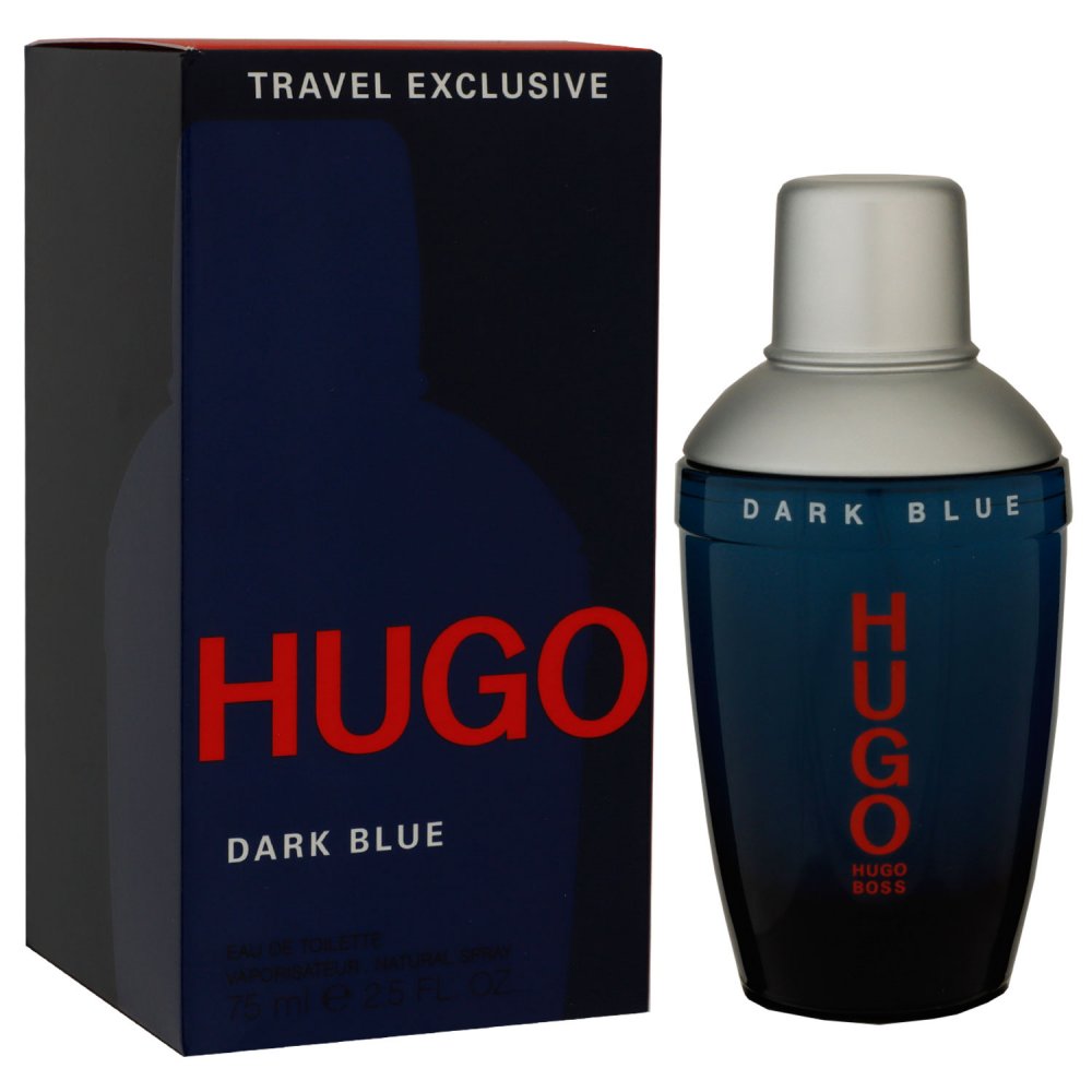 Hugo Boss Hugo Dark Blue Man - Men 75 ml Eau de Toilette EDT Herrenduft