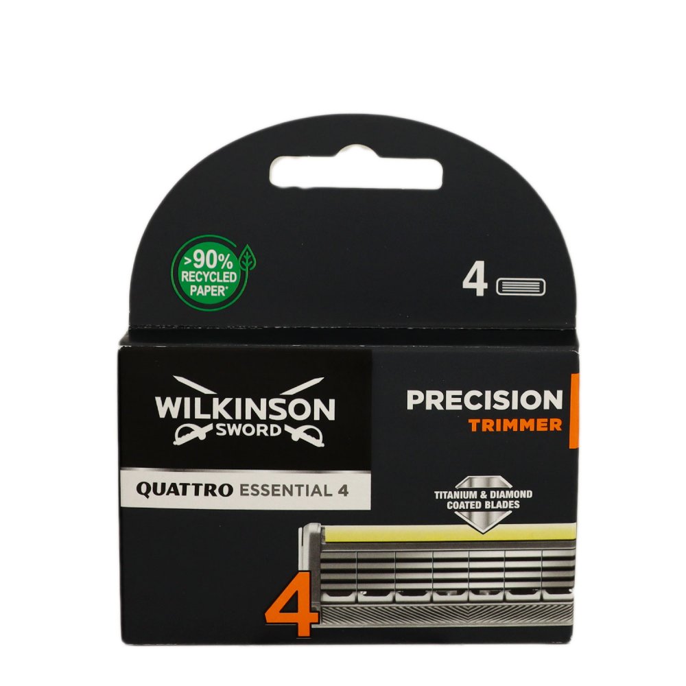 Wilkinson Sword Quattro Titanium Precision 4 Rasierklingen Ersatzklingen