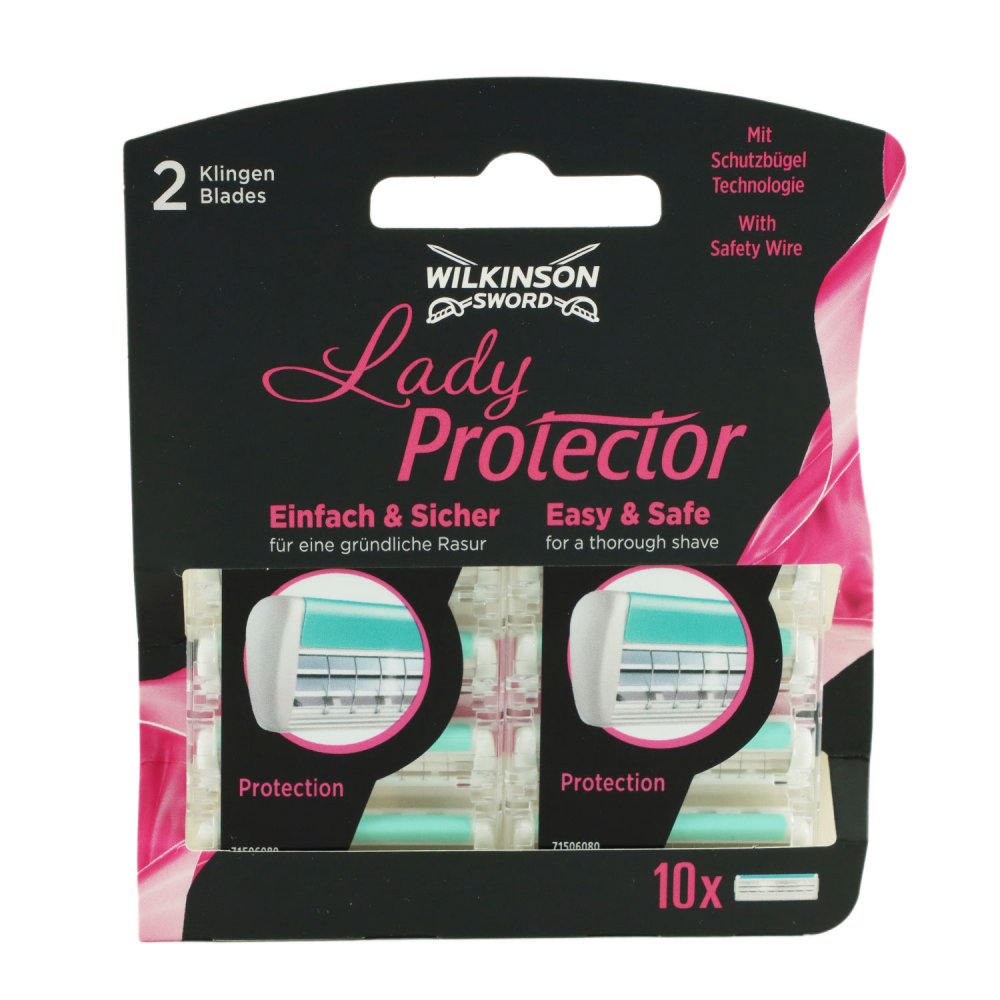 Wilkinson Sword Lady Protector 10 Rasierklingen Women Rasierklinmgen für Frauen