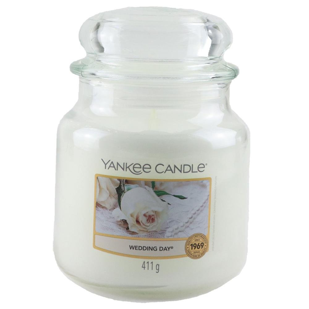 Yankee Candle Duftkerze Wedding Day im Glas Jar 411 g Housewarmer