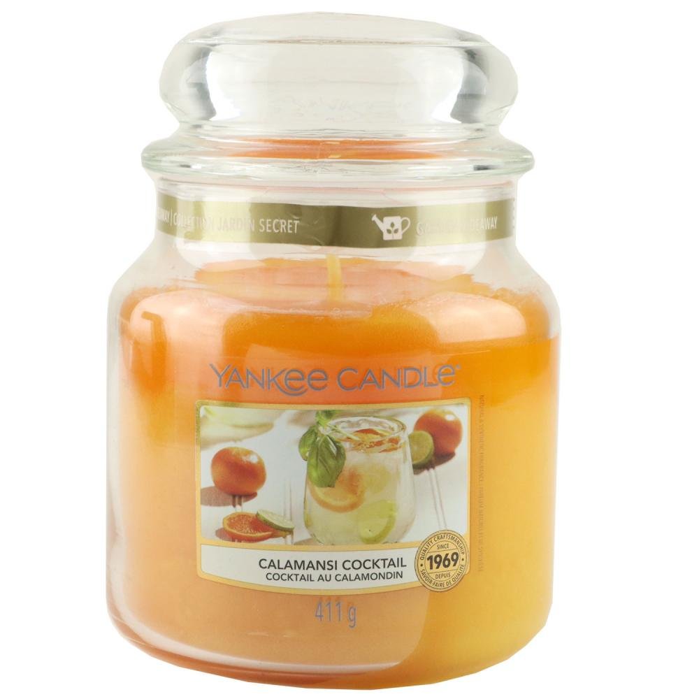 Yankee Candle Duftkerze Calamansi Cocktail im Glas Jar 411 g Housewarmer