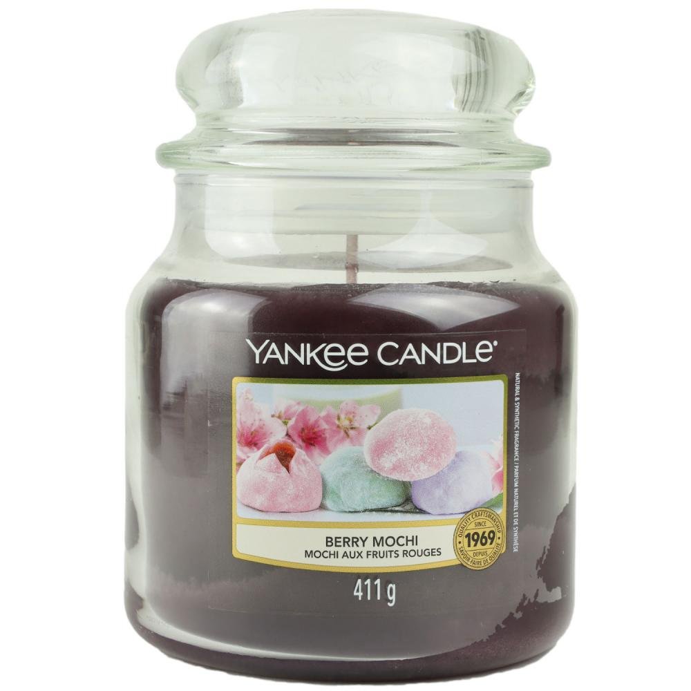 Yankee Candle Duftkerze Berry Mochi im Glas Jar 411 g Housewarmer