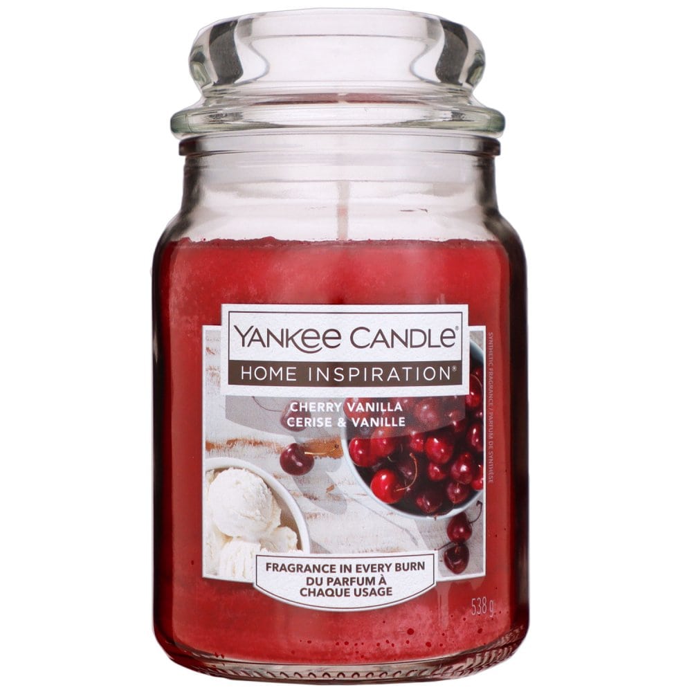 Yankee Candle Home Inspiration Duftkerze Cherry Vanilla im Glas 538 g Housewarmer