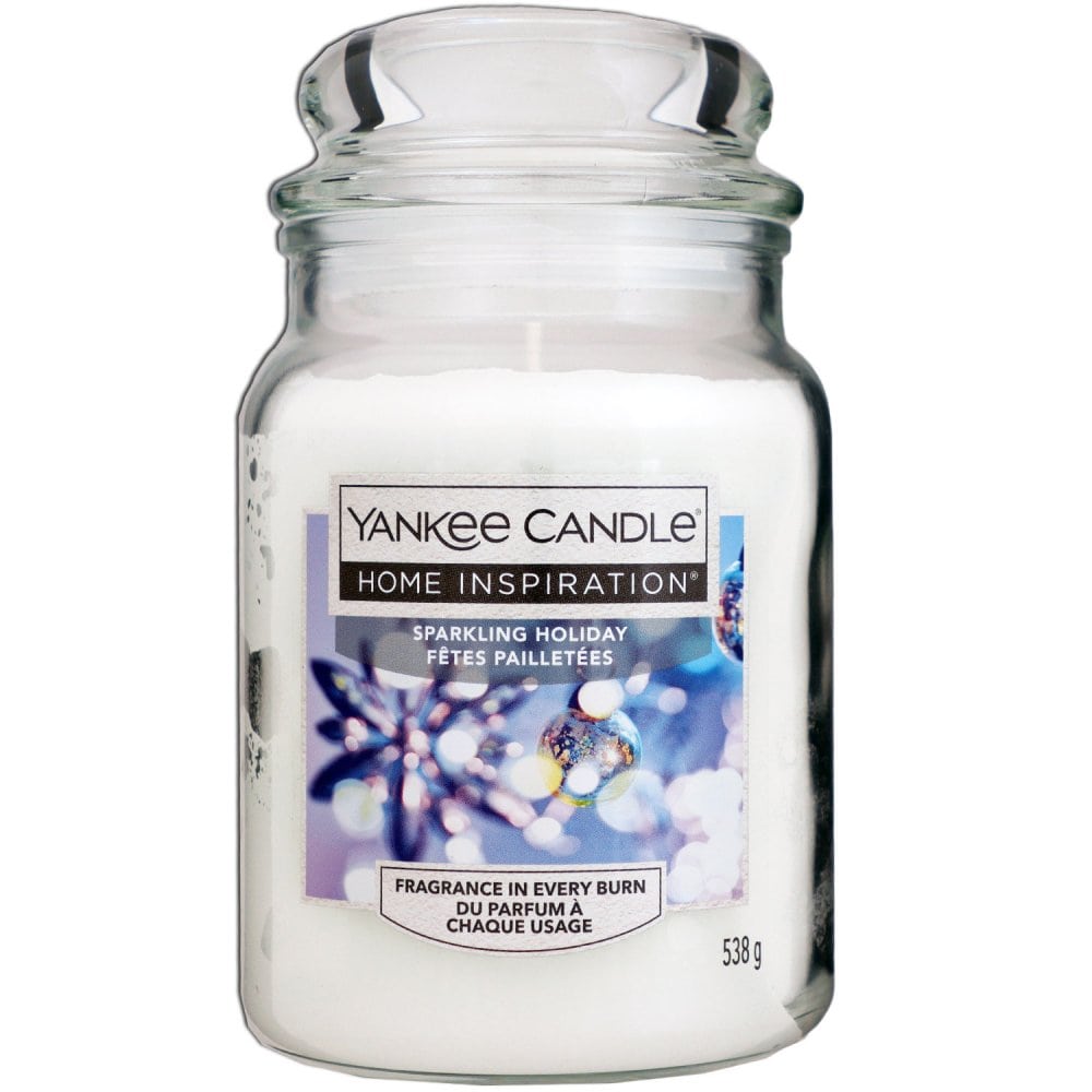 Yankee Candle Home Inspiration Duftkerze Sparkling Holiday im Glas 538 g Housewarmer