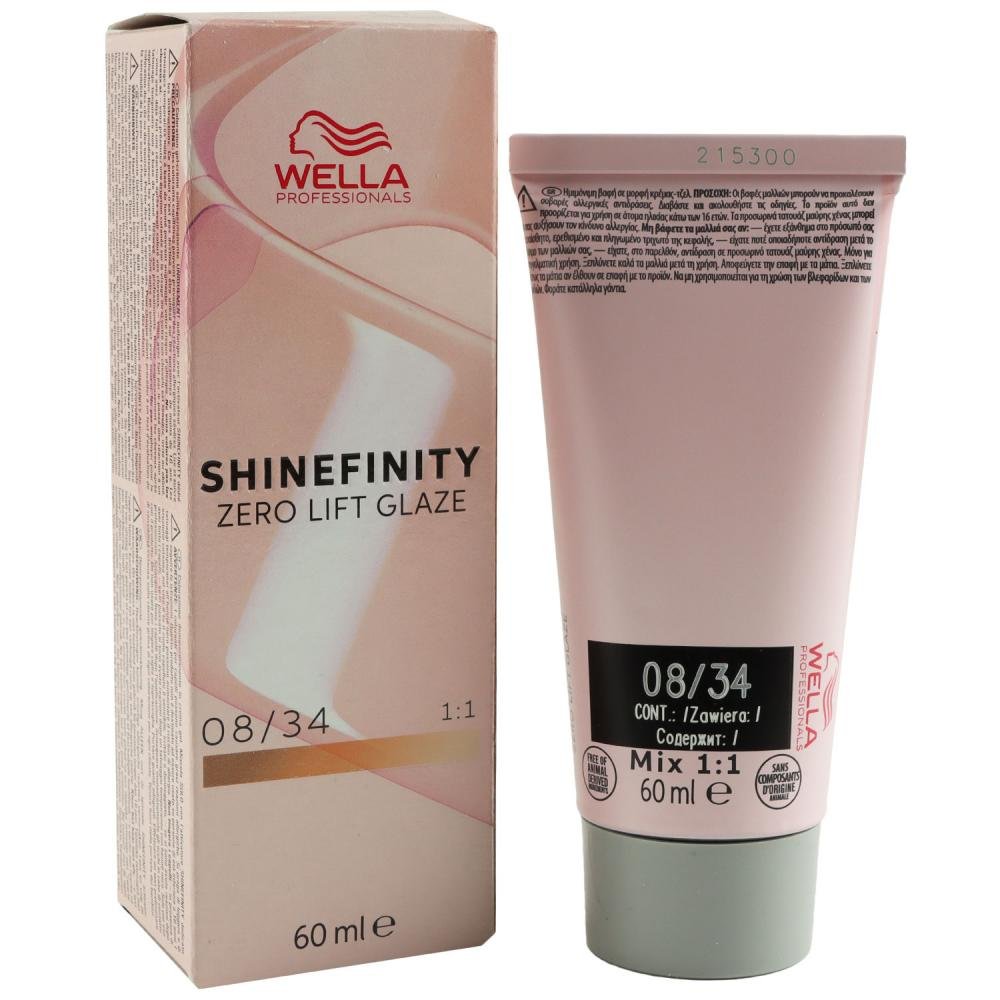 Wella Shinefinity Glaze Warm 60 ml 08/34 Spice Ginger Tönung