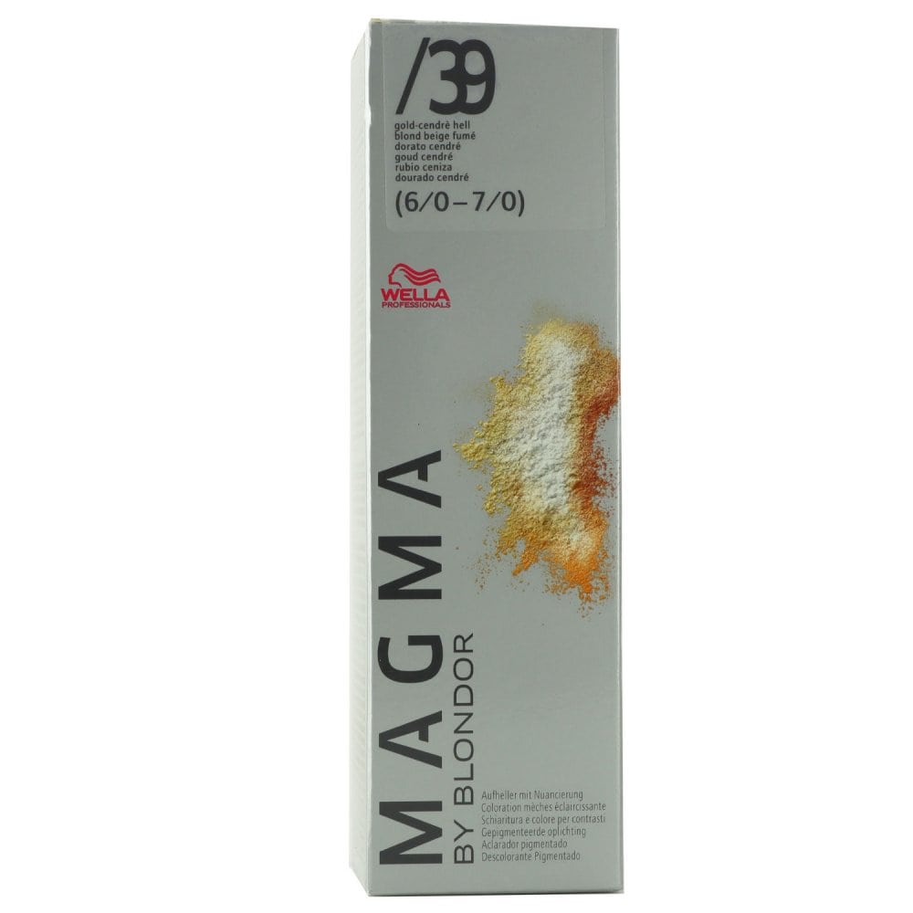 Wella Magma 120g /39 gold-cendre hell aufhellende Strähnen-Haarfarbe