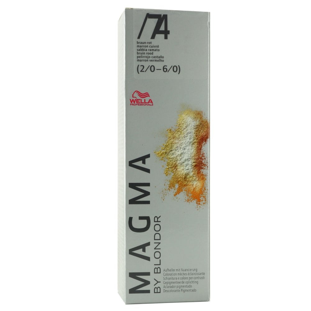 Wella Magma 120g /74 braun-rot aufhellende Strähnen-Haarfarbe
