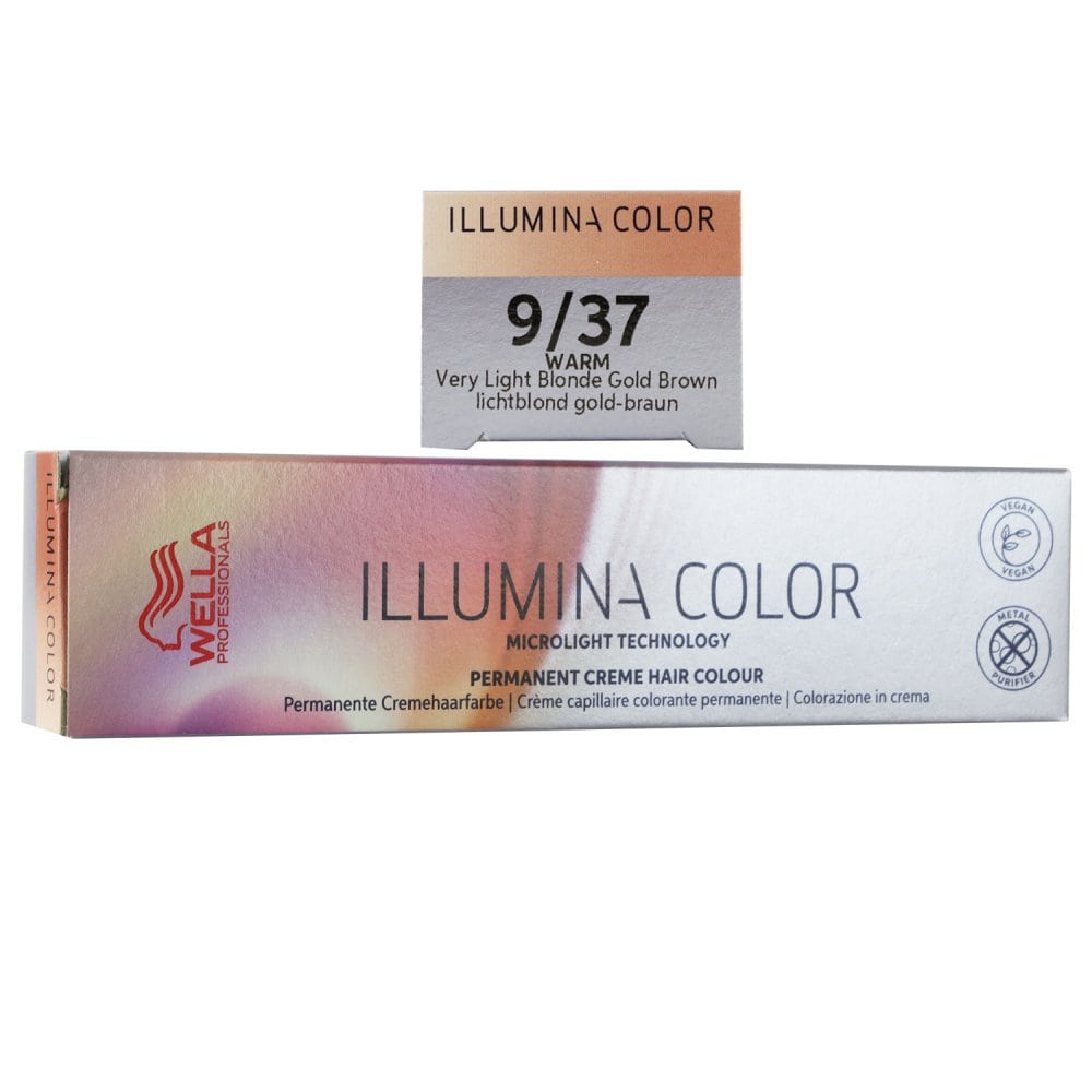 Wella Illumina 60 ml 9/37 lichtblond gold braun Haarfarbe