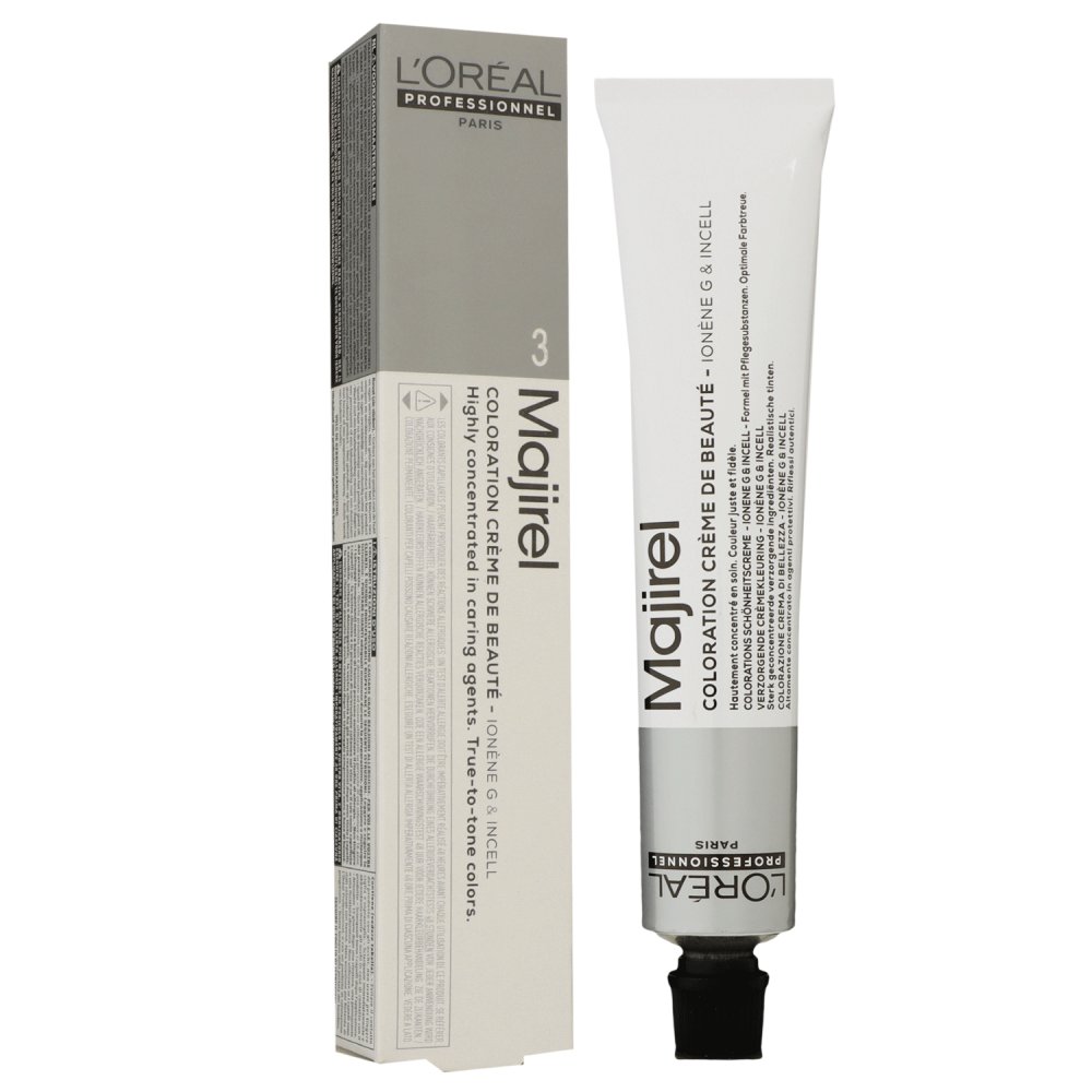Loreal Professionnel Majirel 50 ml Haarfarbe 3 dunkelbraun Permanente Haarfarbe