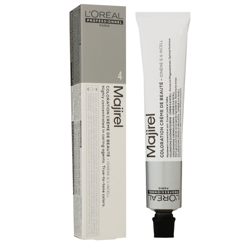 Loreal Professionnel Majirel 50 ml Haarfarbe 4 mittelbraun Permanente Haarfarbe
