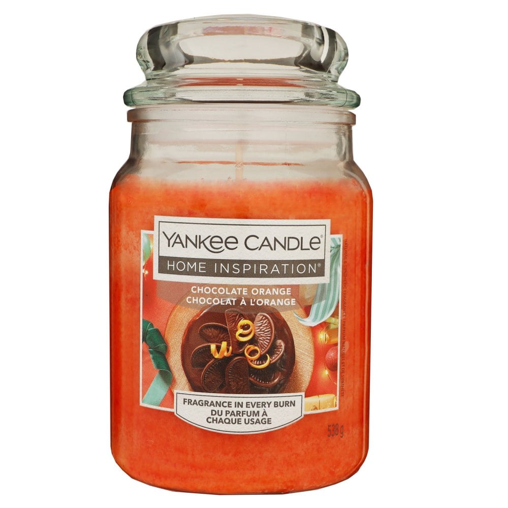 Yankee Candle Home Inspiration Duftkerze Chocolate Orange im Glas 538 g Housewarmer