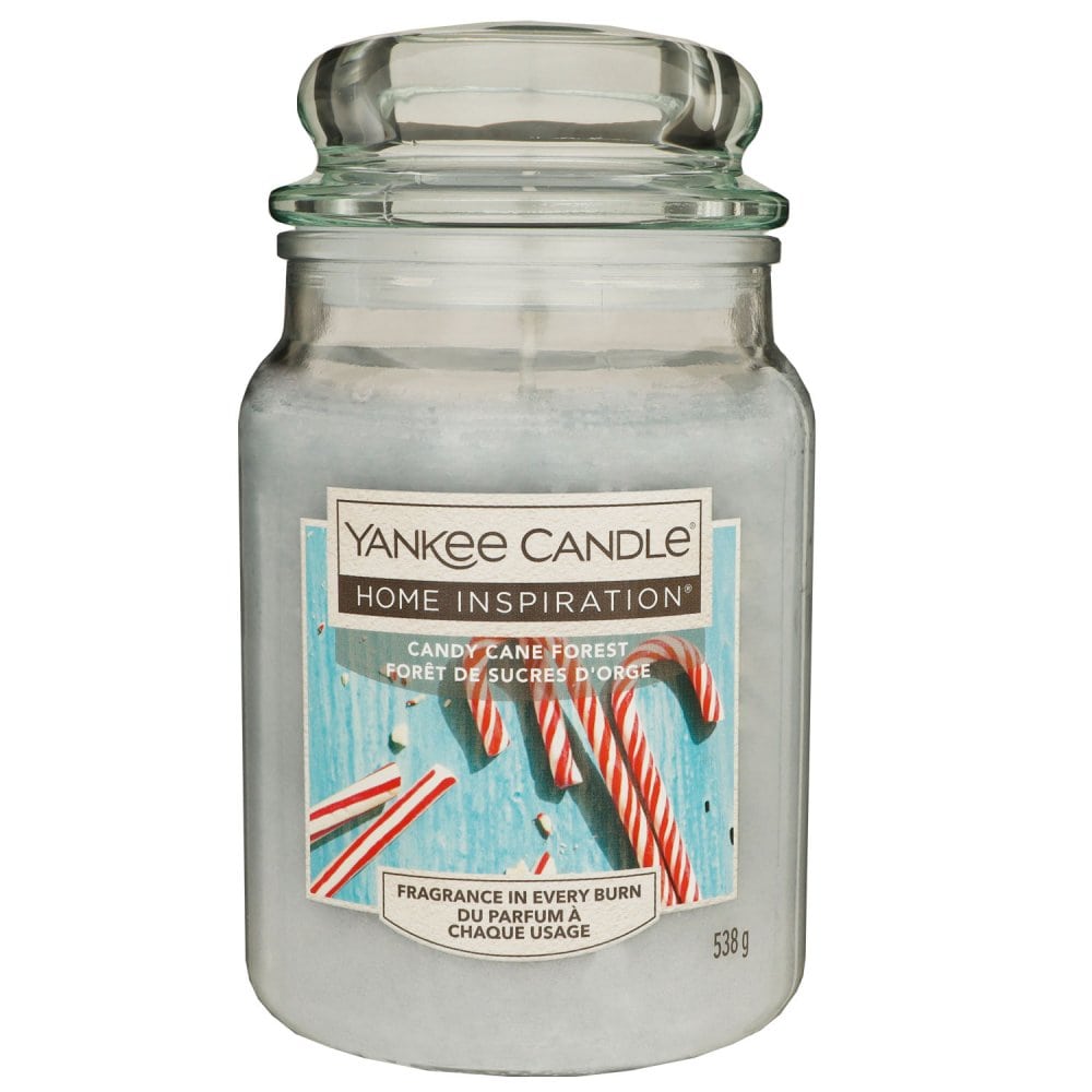 Yankee Candle Home Inspiration Duftkerze Candy Cane Forest im Glas 538 g Housewarmer