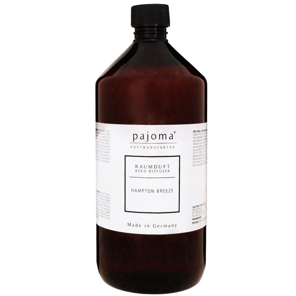 Pajoma Raumduft Nachfüllflasche Hampton-Breeze 1000 ml Diffuser Lufterfrischer Nachfüller