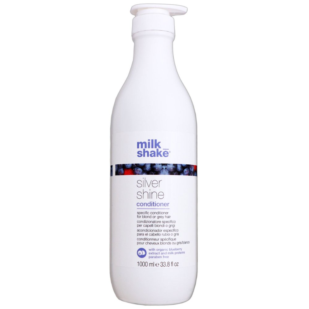 Milk Shake Silver Shine Conditioner 1000 ml für blondes und graues Haar Silberspülung