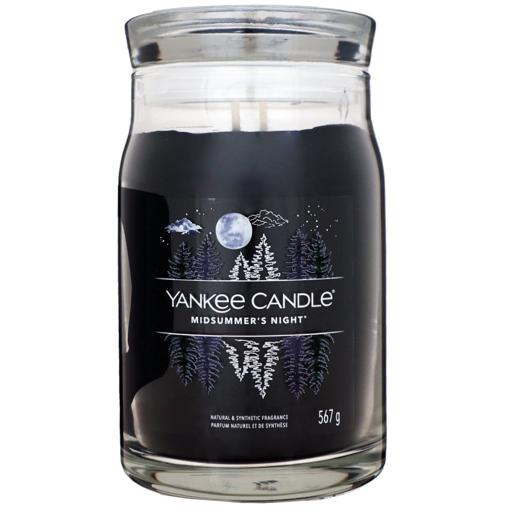 Yankee Candle Signature Midsummers Night 2 Docht Duftkerze im Glas 567 g Housewarmer