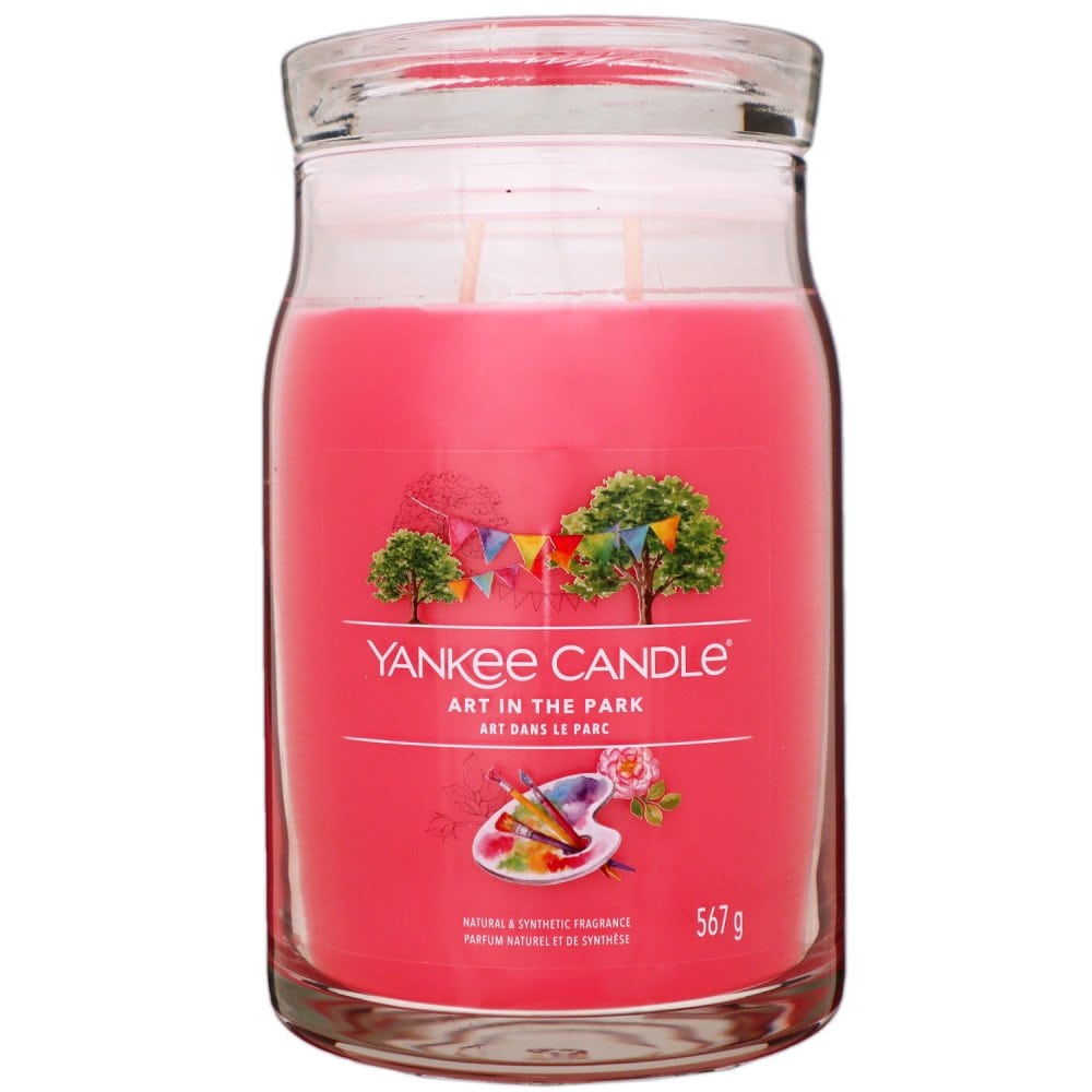 Yankee Candle Signature Art in the Park 2 Docht Duftkerze im Glas 567 g Housewarmer