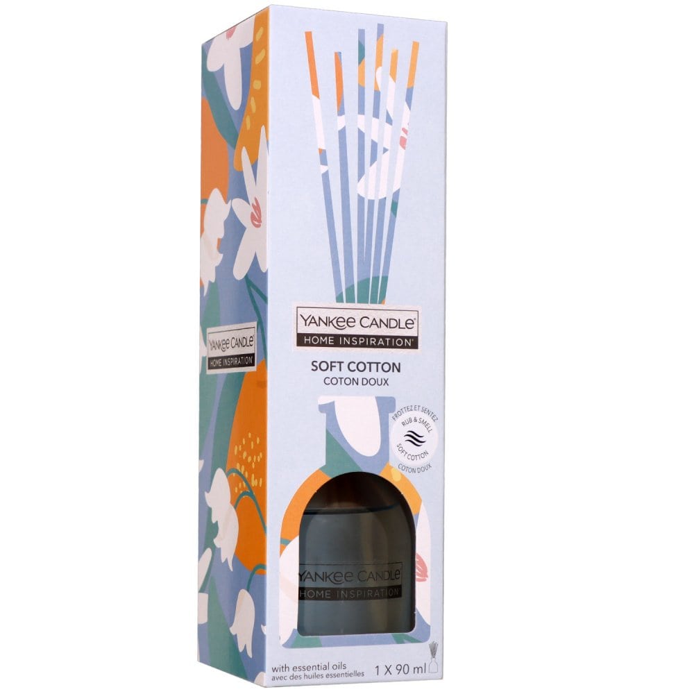 Yankee Candle Home Inspiration Reed Diffuser Raumduft 90 ml Soft Cotton