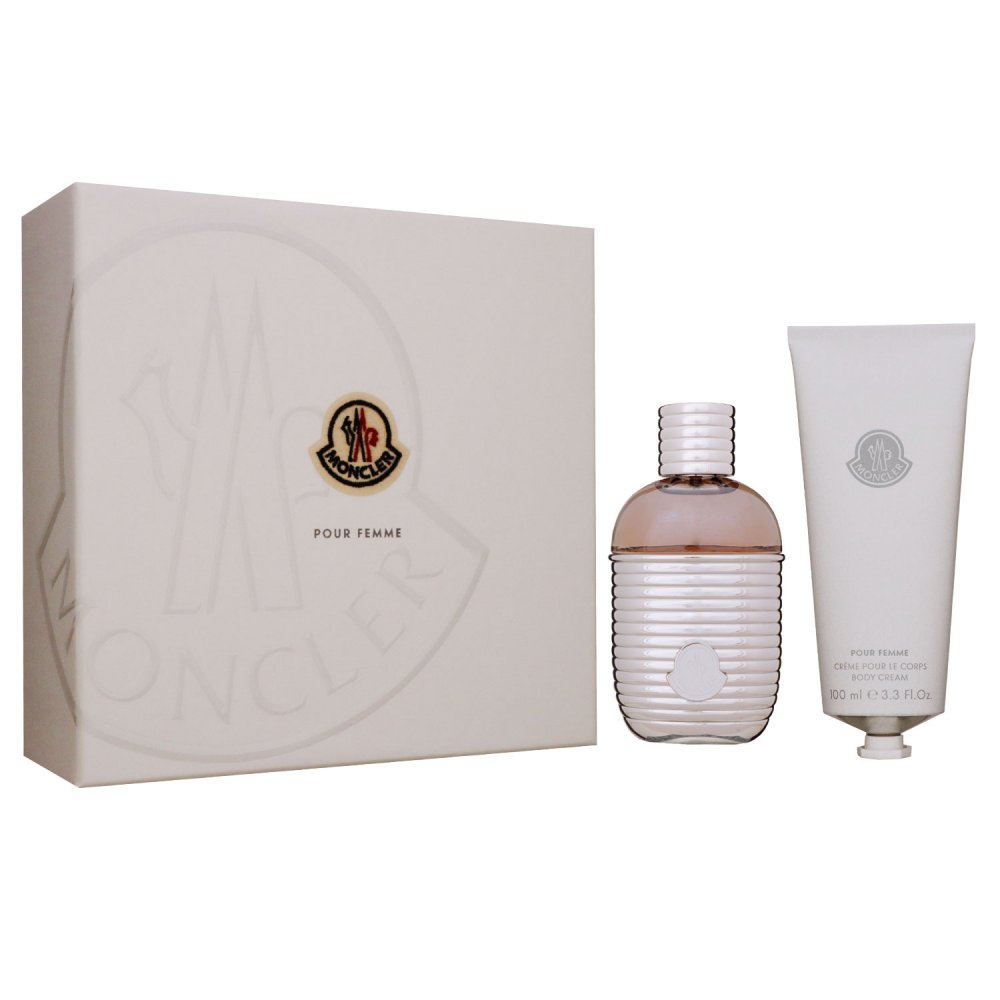 Moncler pour Femme Set 60 ml Eau de Parfum EDP & 100 ml Bodylotion