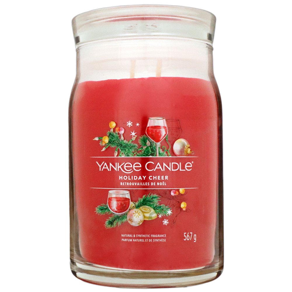 Yankee Candle Holiday Cheer 2 Docht Duftkerze im Glas 567 g Housewarmer