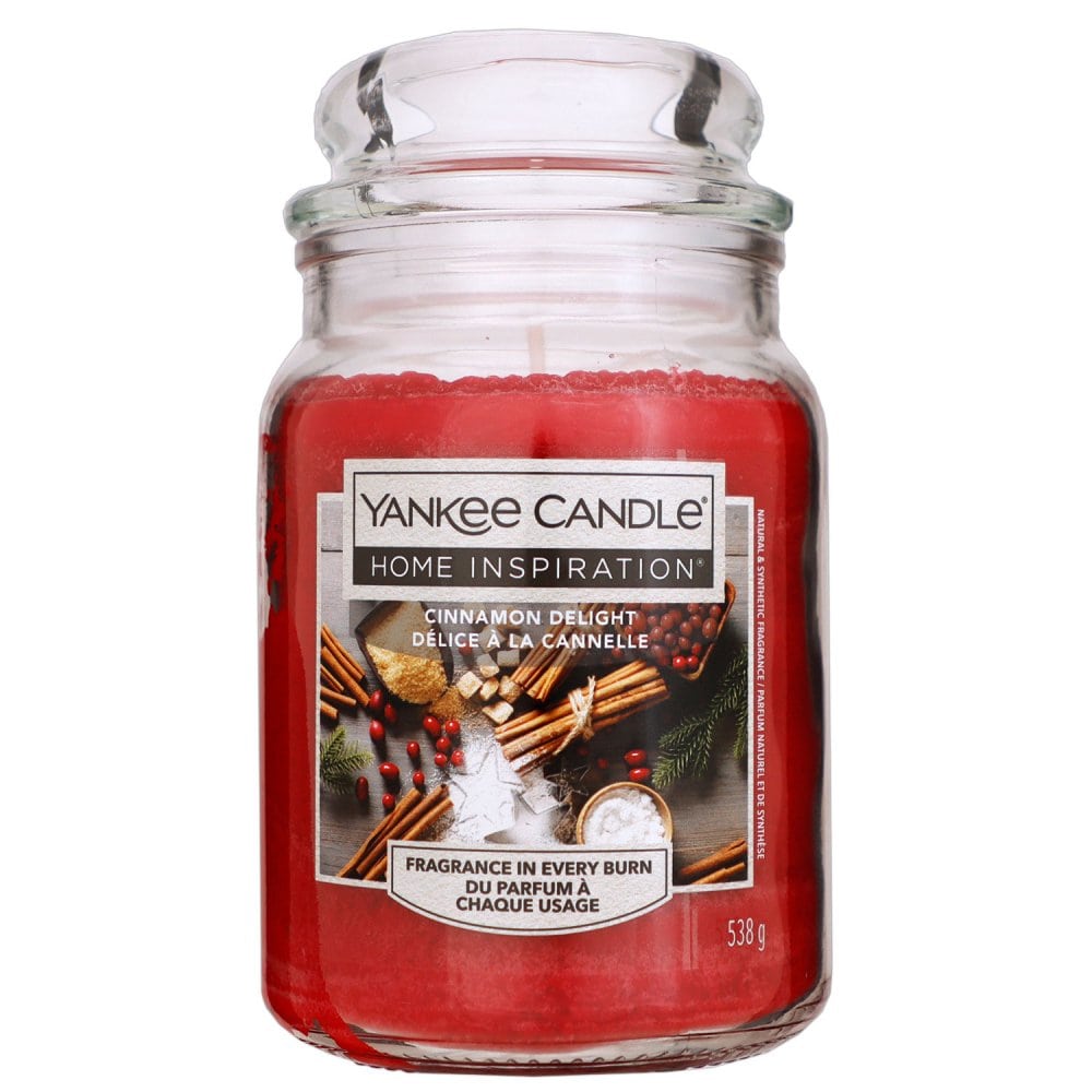 Yankee Candle Home Inspiration Duftkerze Cinnamon Delight im Glas 538 g Housewarmer