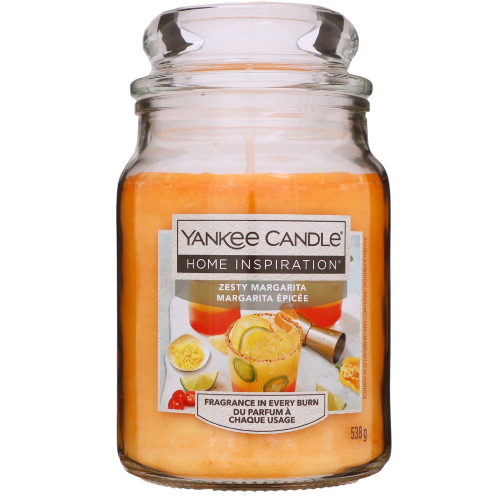 Yankee Candle Home Inspiration Duftkerze Zesty Margarita im Glas 538 g Housewarmer