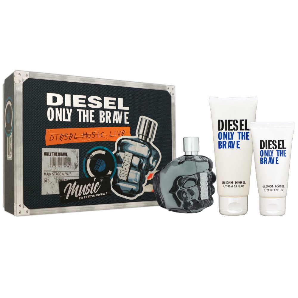 Diesel Only The Brave Set 125 ml EDT & 100 ml Duschgel & 50 ml Duschgel