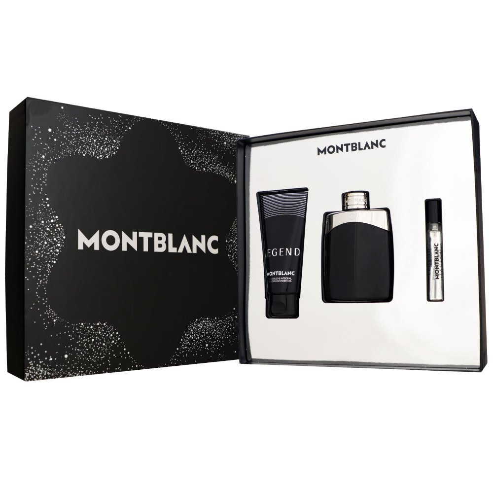 Montblanc Legend Set 100 ml EDT & 7,5 ml EDT Mini & 100 ml Showergel