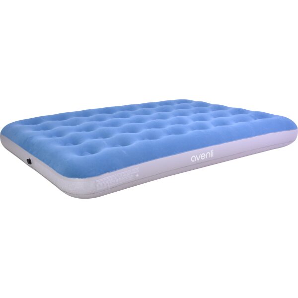 Avenli aufblasbares Luftbett / Campingmatratze blau 191x137x22 cm