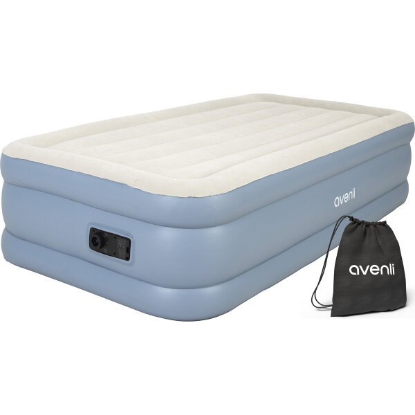 Avenli selbstaufblasende Luftmatratze / Luftbett 191 x 99 x 46 cm mit eingebauter Pumpe