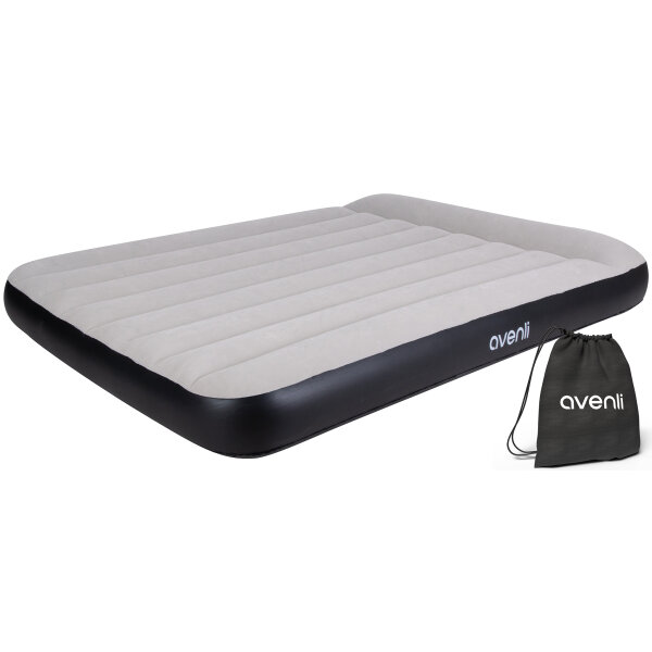 Avenli seblstaufblasende Luftmatratze / Luftbett 203x152x30 cm mit eingebauter Pumpe