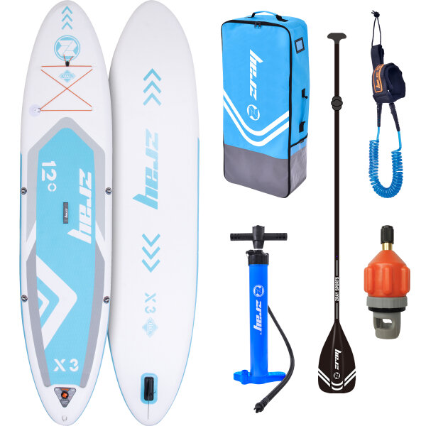 ZRAY SUP X3 Stand Up Paddle Board Komplettset blau 365x81x15 cm