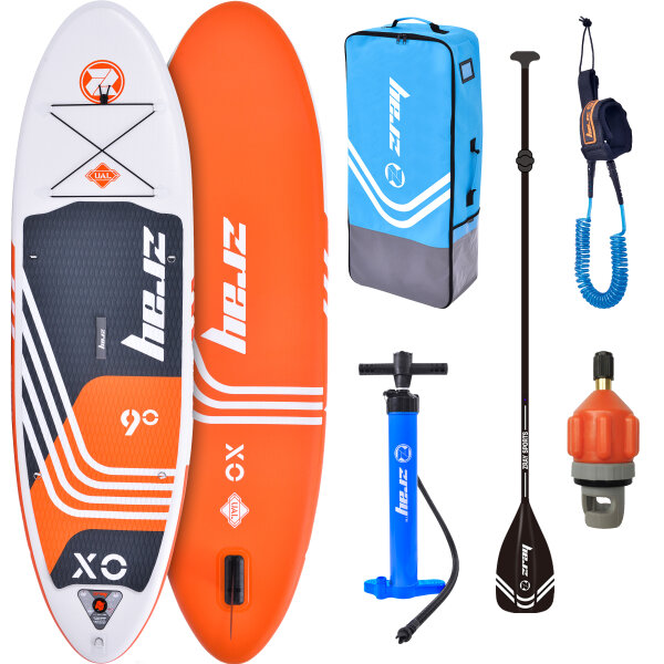 ZRAY SUP X0 Stand Up Paddle Board Komplettset orange 275x76x13 cm