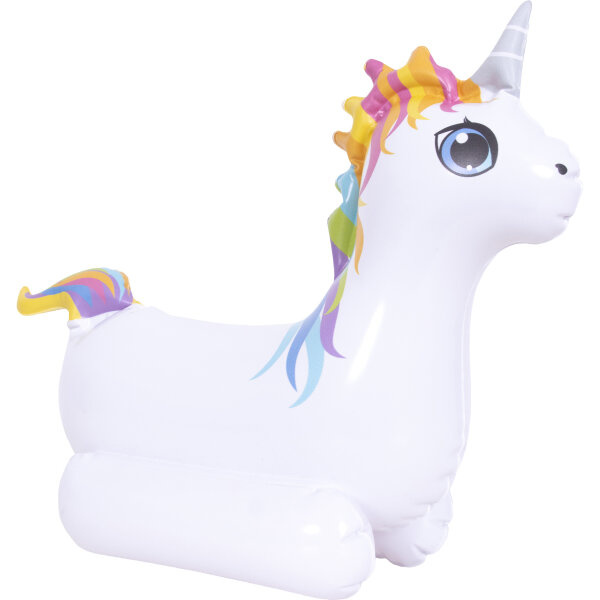 SunClub Baby-Planschbecken „Einhorn“ aufblasbar mit Sonnendach – Kinderpool rund Ø 95 x 80 cm