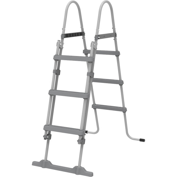 Avenli Sicherheitsleiter 115 x 76 x 150 cm für Pools bis 109 cm Höhe grau