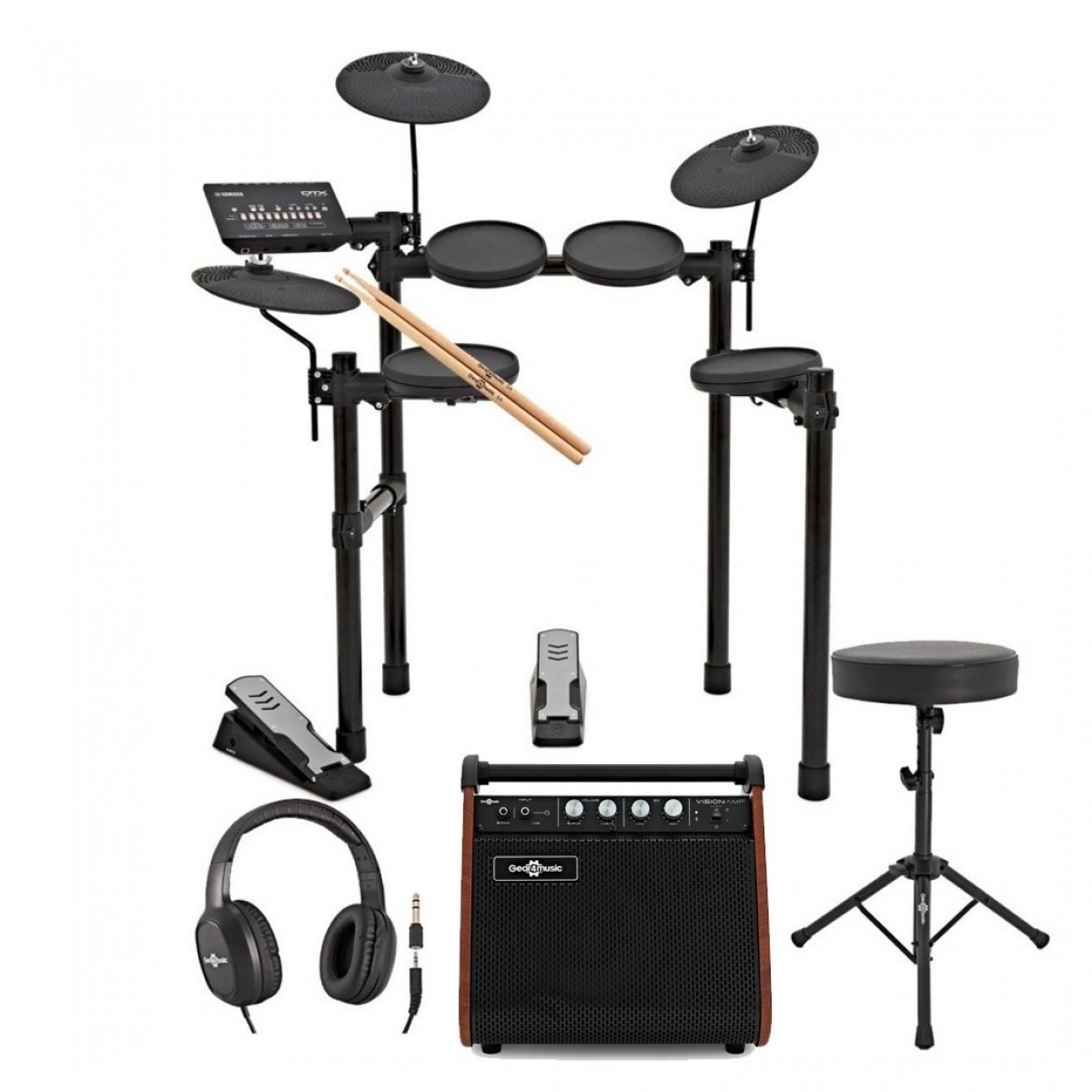 Yamaha DTX402K E-Drums-Bundle