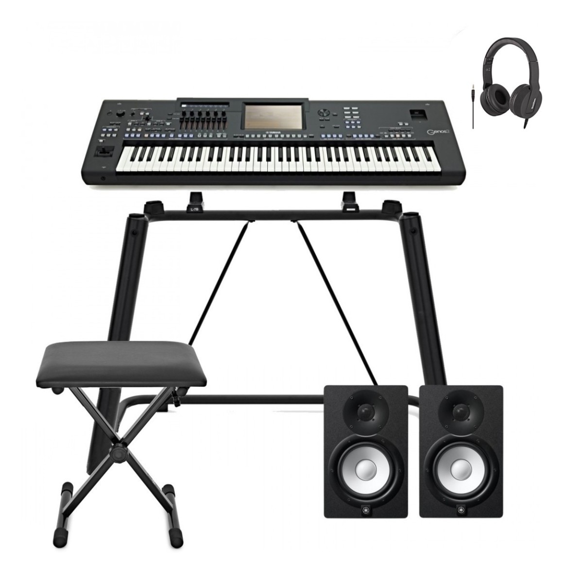 Yamaha Genos2 Digital Workstation Keyboard Studio Paket