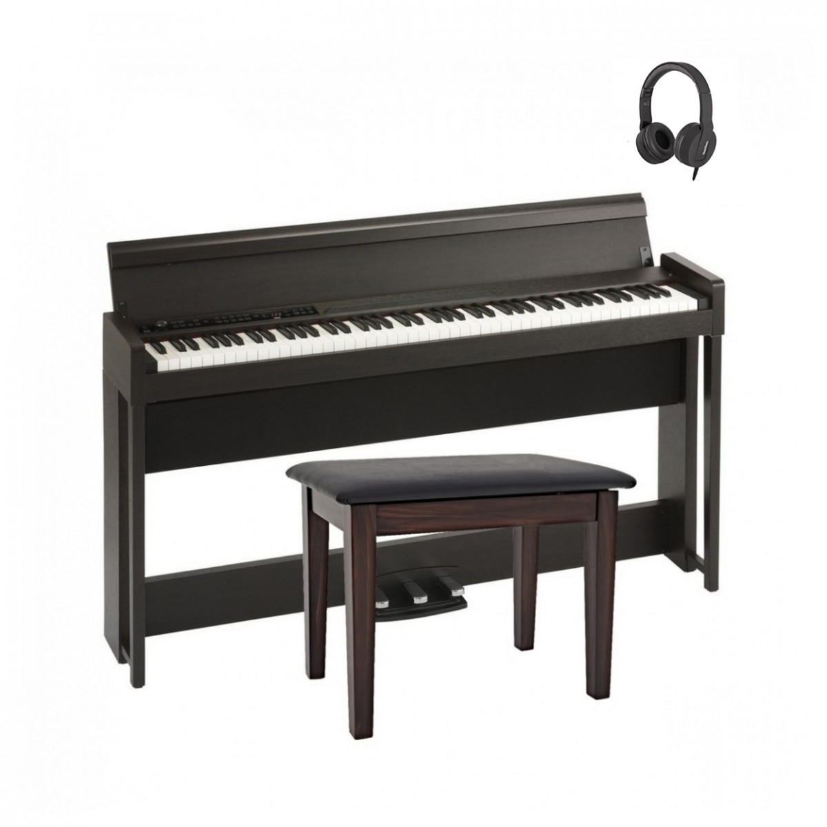 Korg C1 Air Digitalpiano-Bundle Braun