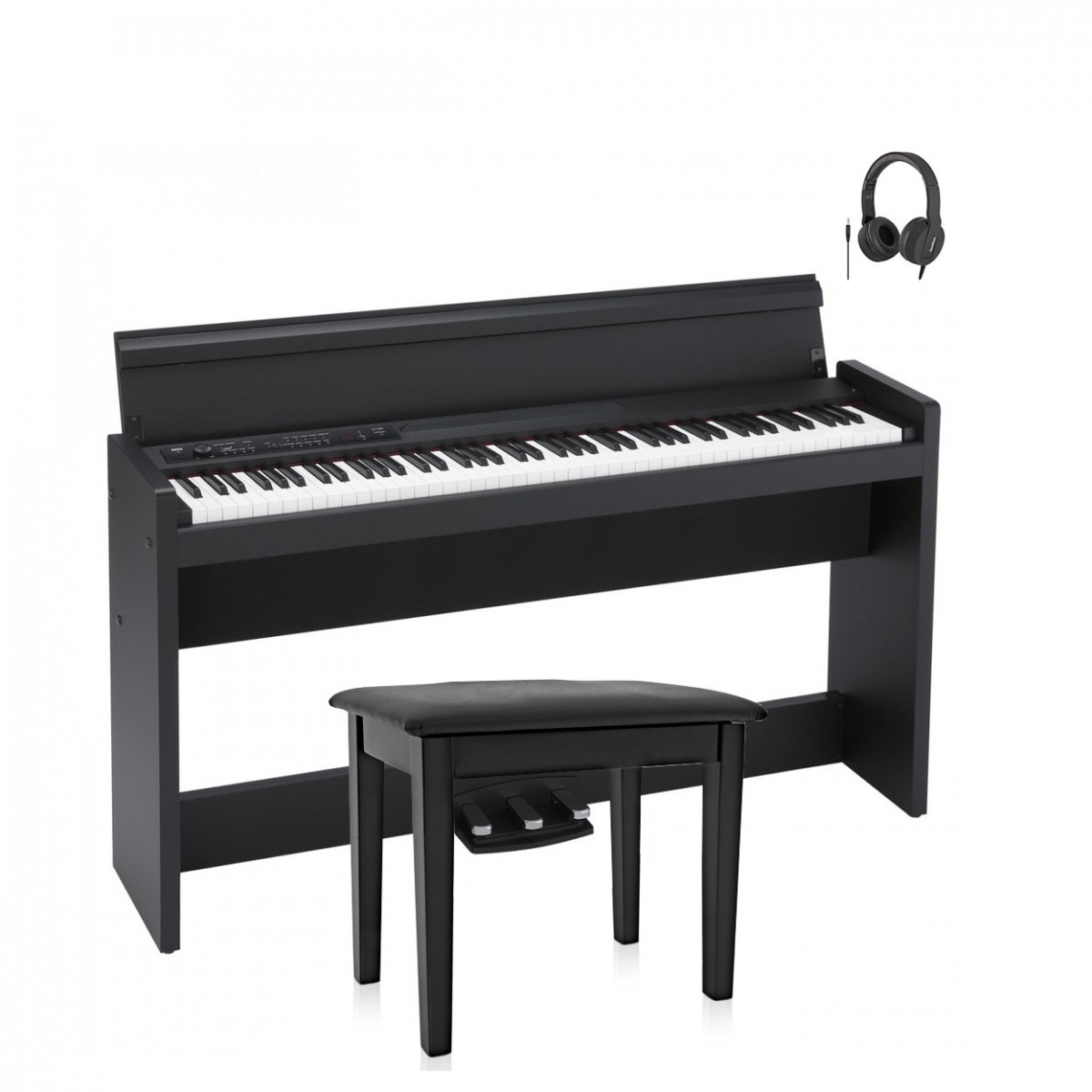 Korg LP-380U Digitalpiano-Bundle Schwarz