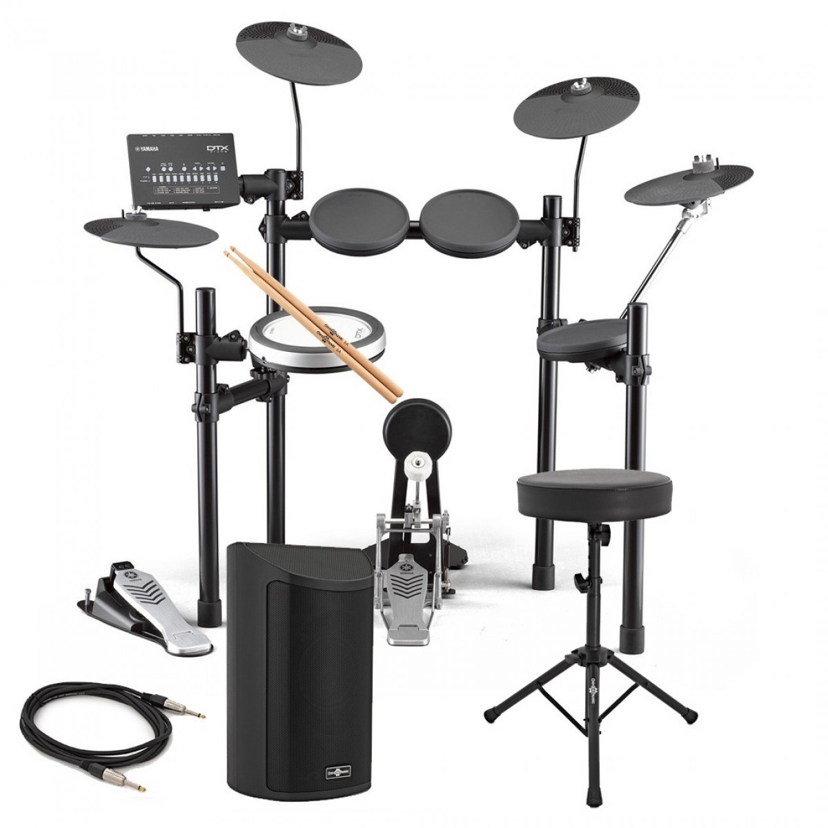 Yamaha DTX482K E-Drums mit Sticks Hocker und Verstärker