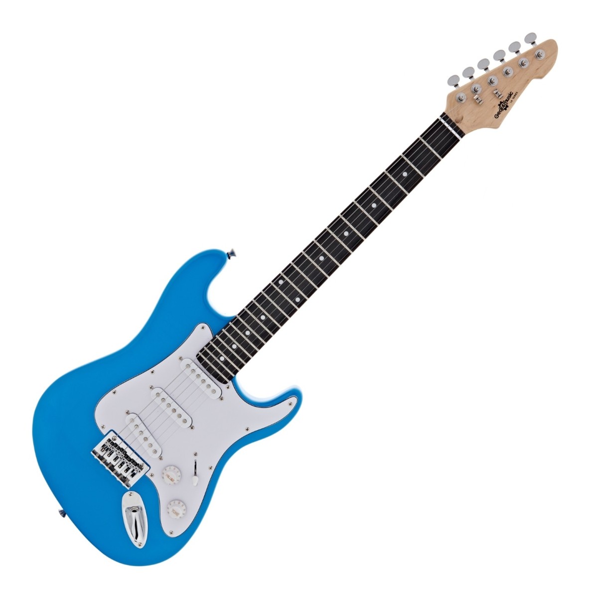3/4-LA-E-Gitarre von Gear4music Blau