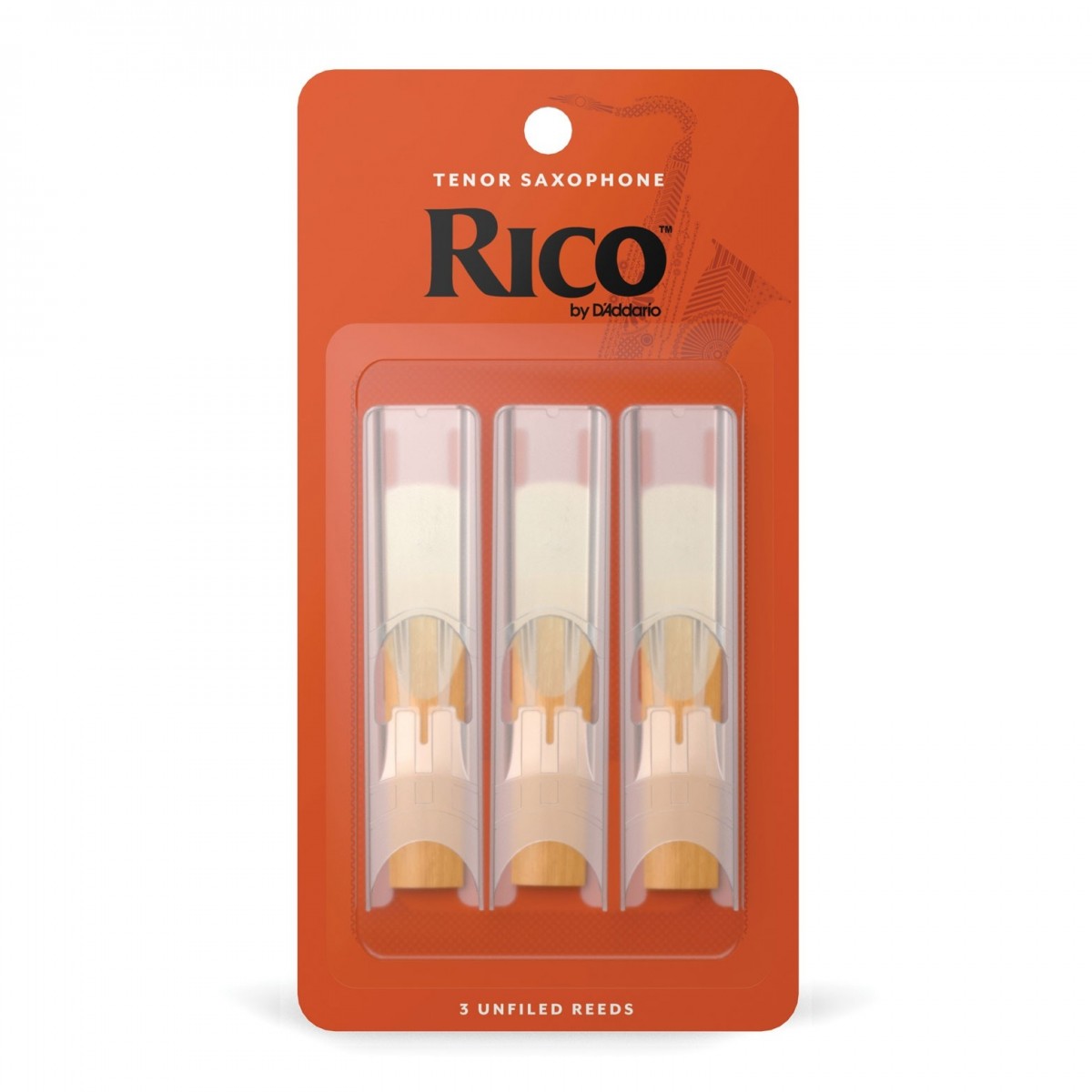 Rico by DAddario Tenor Saxophon Rohrblatt 2 (3er-Pack)