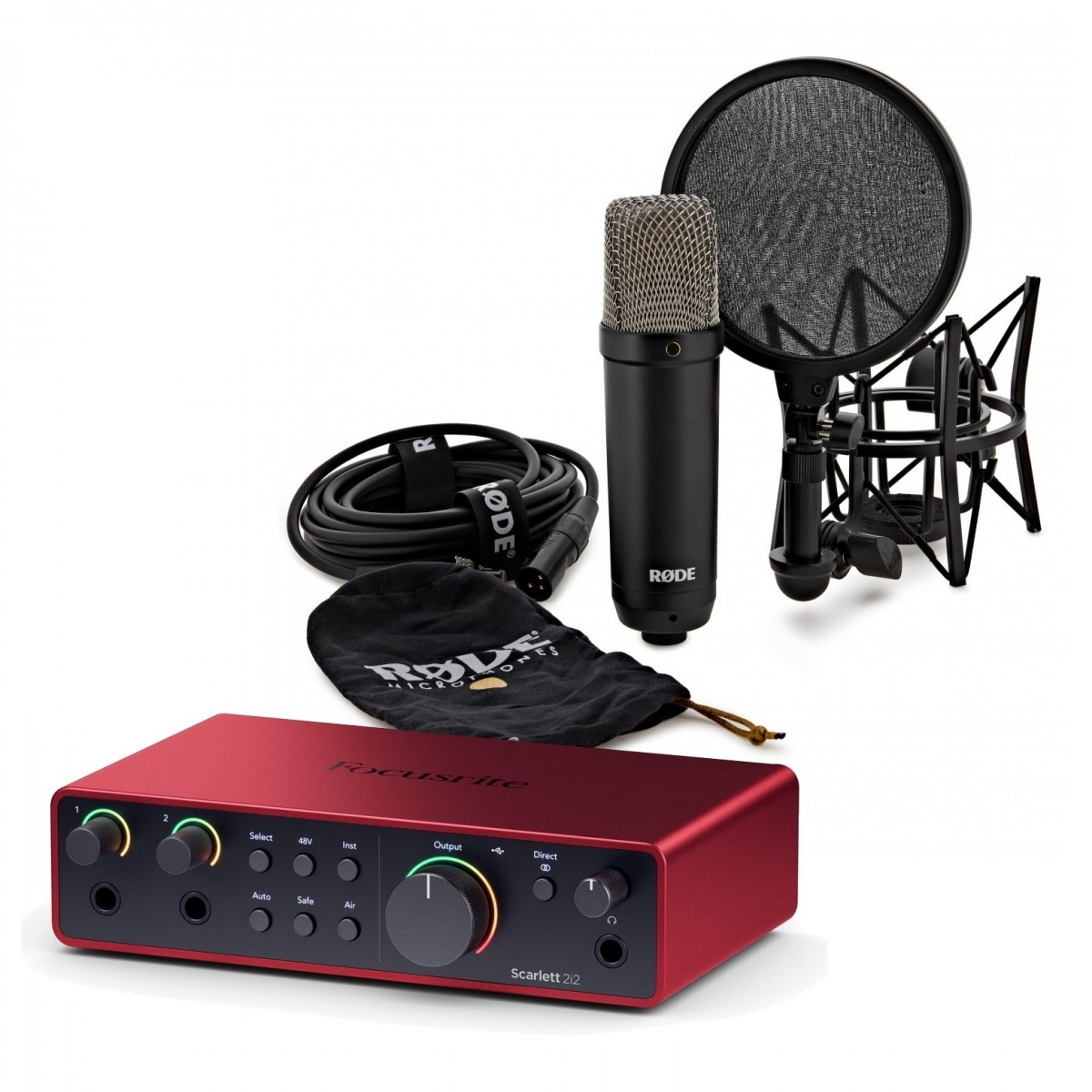 Rode NT1 Signature mit Focusrite Scarlett 2i2 4th Gen