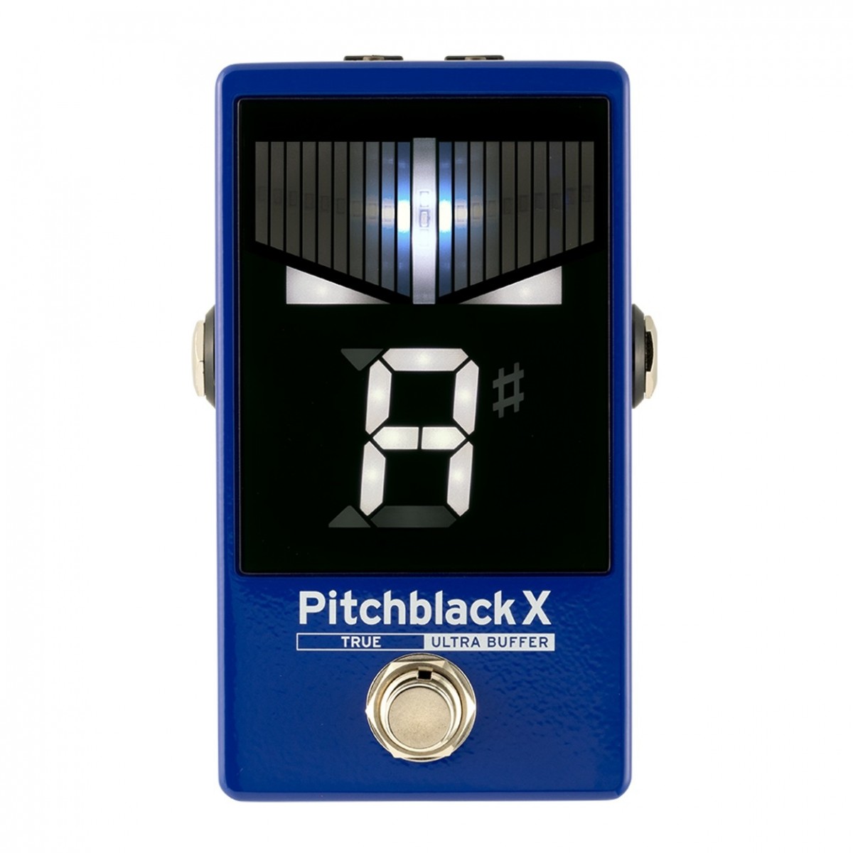 Korg Pitchblack X Chromatisches Pedal-Stimmgerät Blau