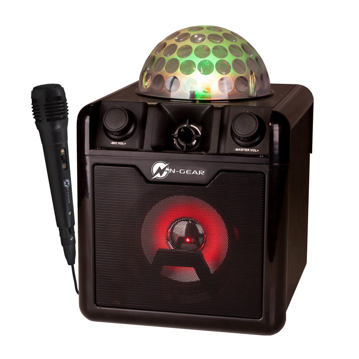 N-Gear Disco Block 410 Tragbarer Karaoke-Lautsprecher schwarz