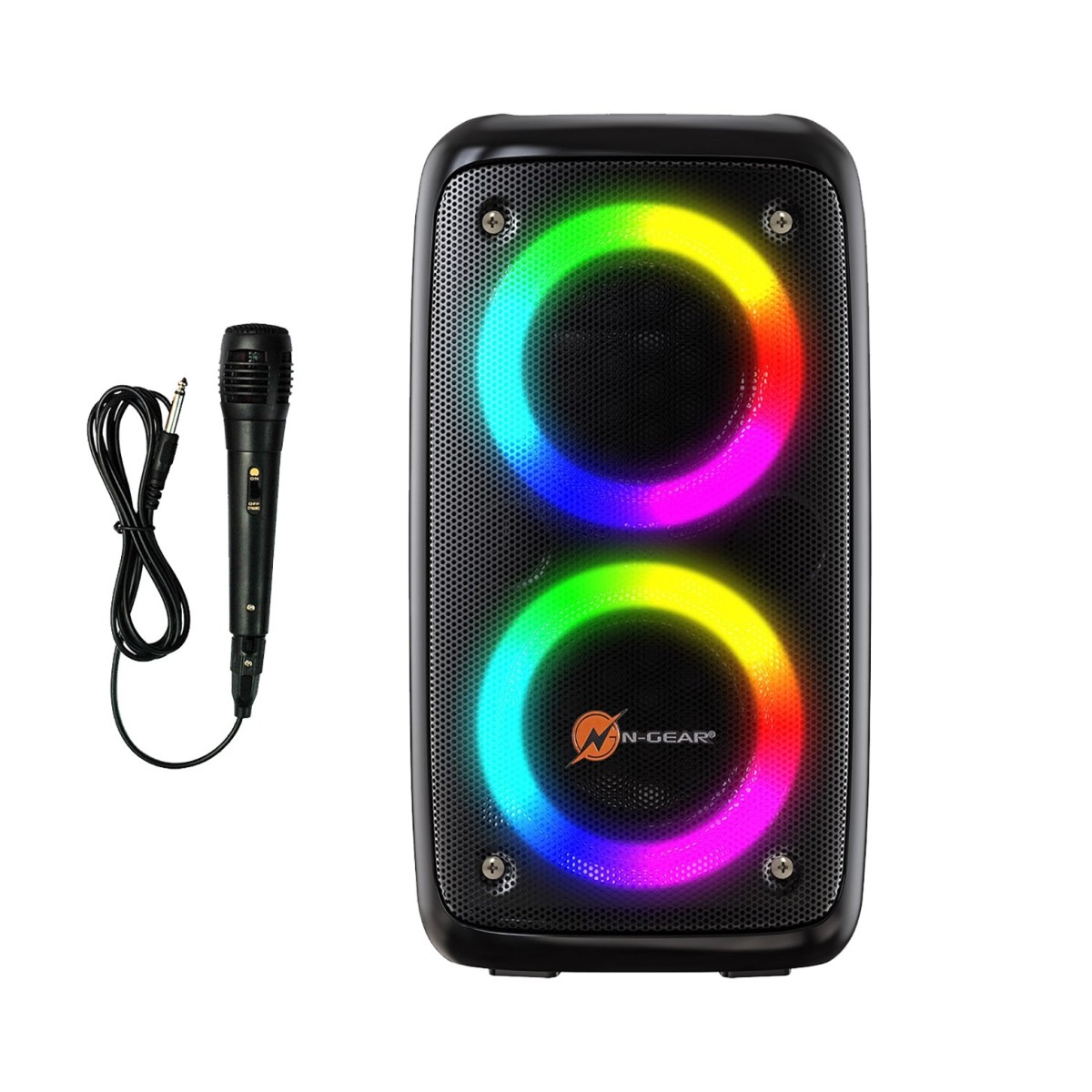 N-Gear LGP23M Tragbarer Bluetooth Karaoke-Lautsprecher